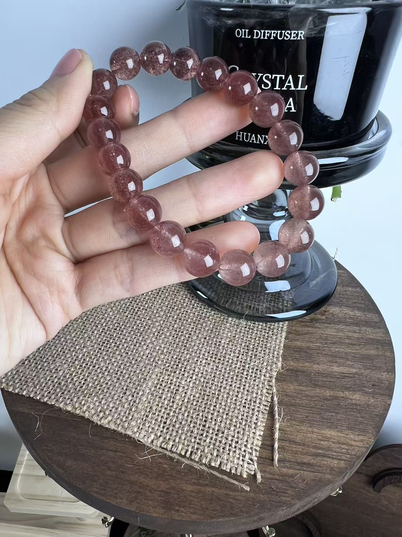 轻奢百塔女款草莓晶手链