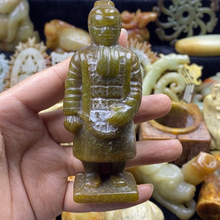 蛇纹石玉颈饰未镶嵌104