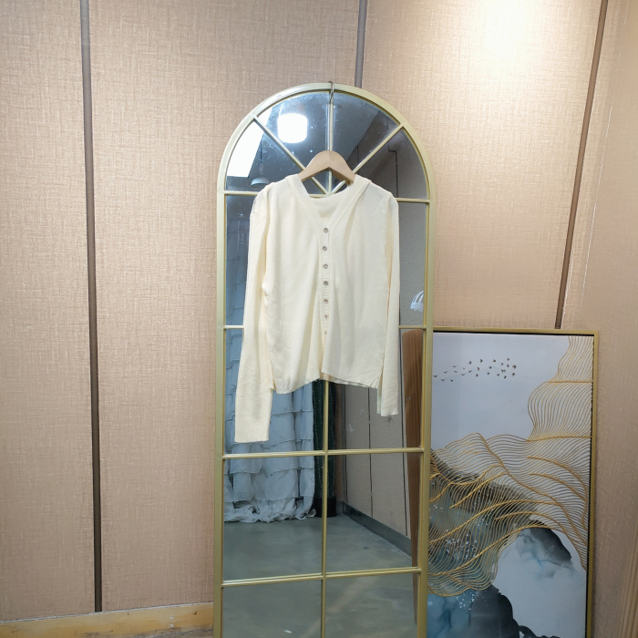 AF530孕妇杏色针织衫100-140