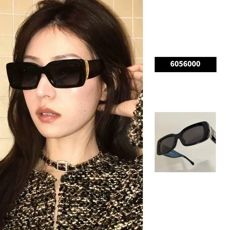 时尚老钱方形墨镜