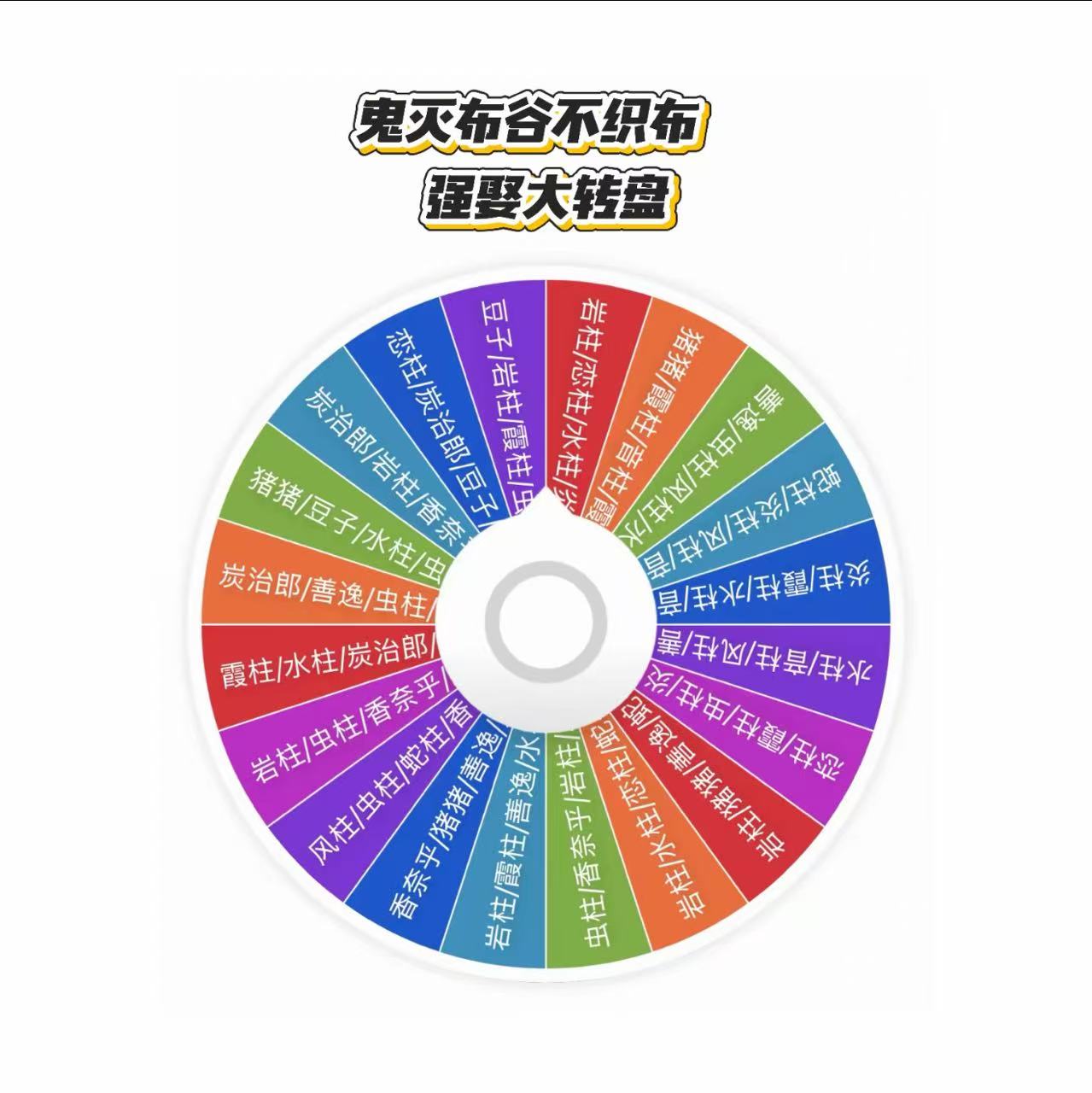 D【平拆/强取转盘】布谷布谷 x鬼灭之刃不织布系列 默认代拆