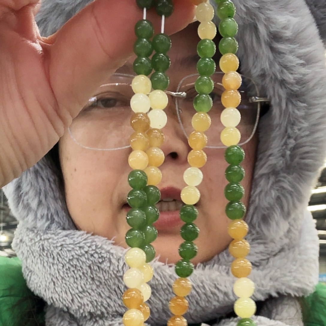 和田玉未镶嵌毛衣链