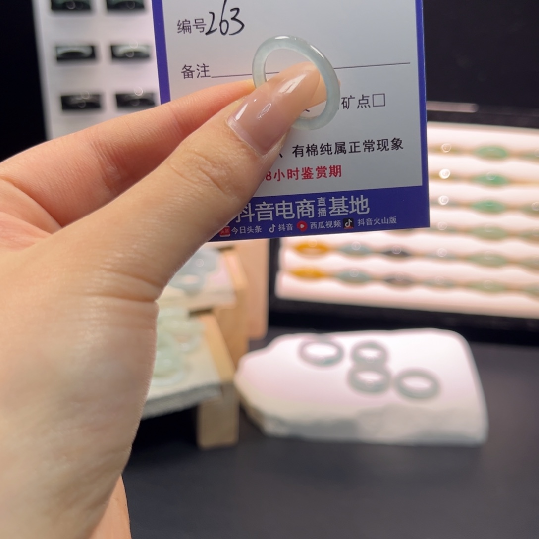 翡翠未镶嵌戒指263