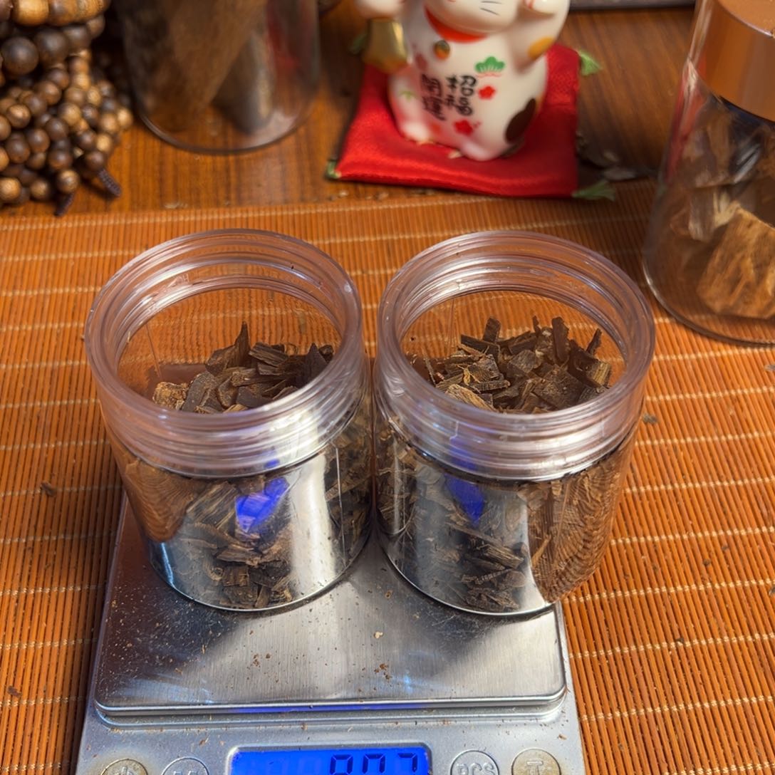 香料乌身圆叶沉水碎料27g