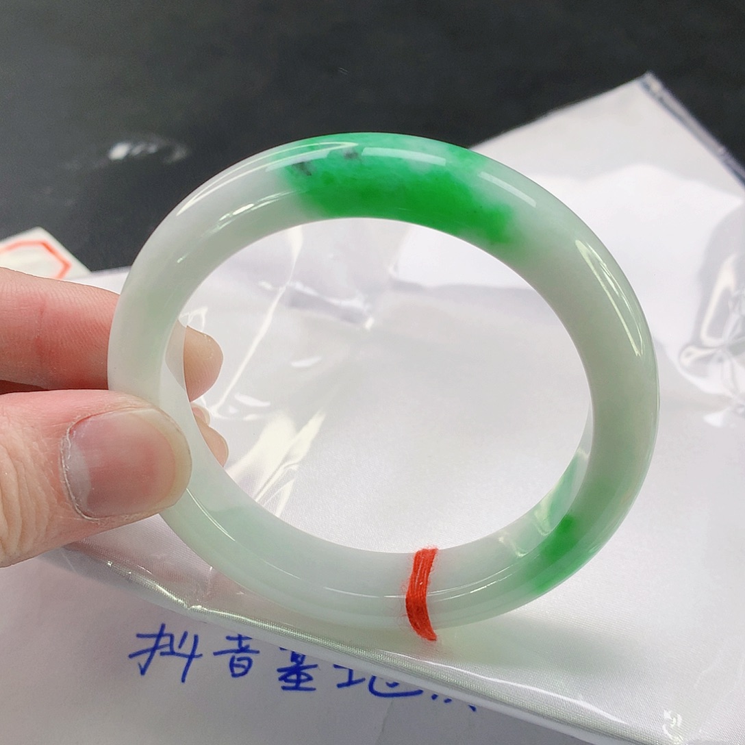 翡翠手镯未镶嵌111缅甸天然翡翠A货