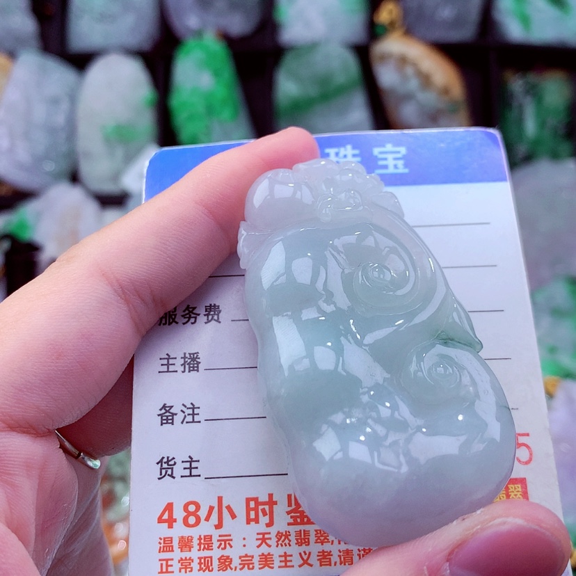 【闪购商品】翡翠颈饰未镶嵌挂件