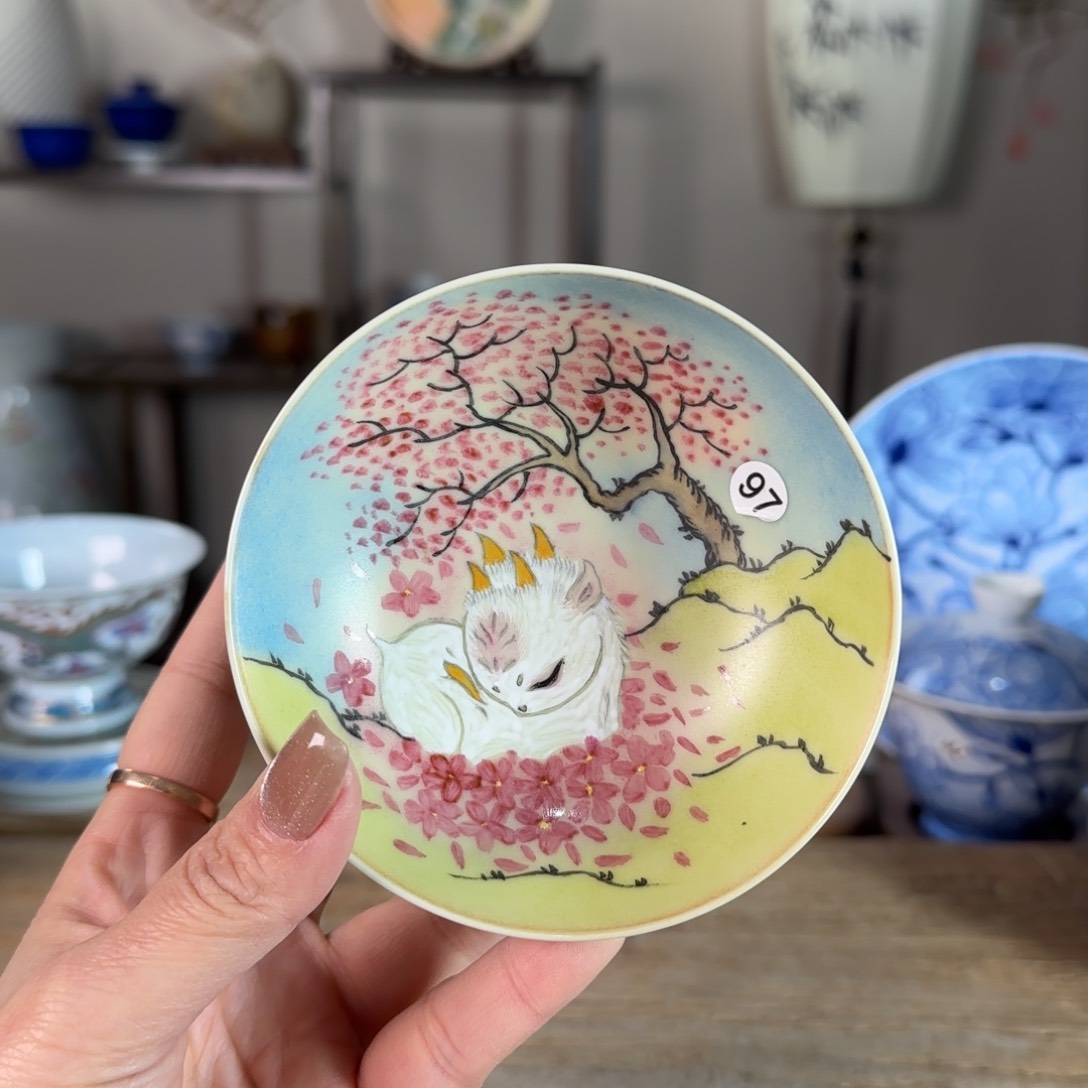 杯景德镇陶瓷柴烧多人