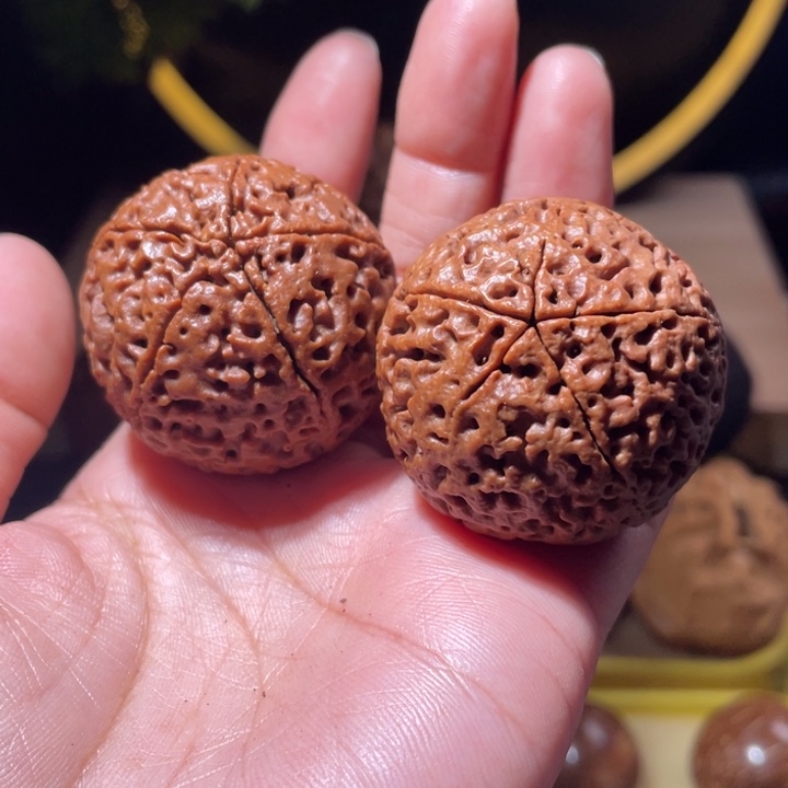 桃核把件五瓣金刚菩提