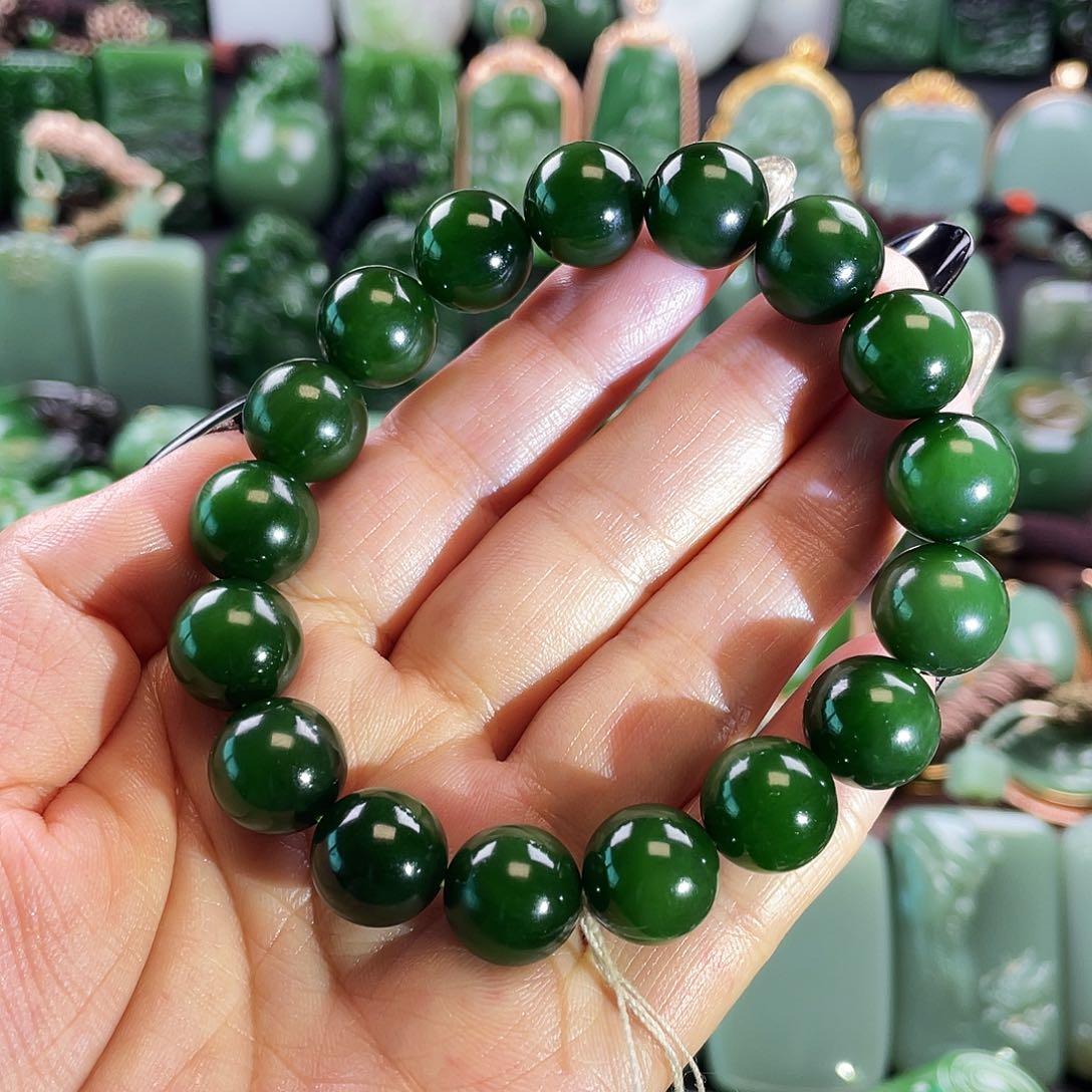 和田玉手串未镶嵌