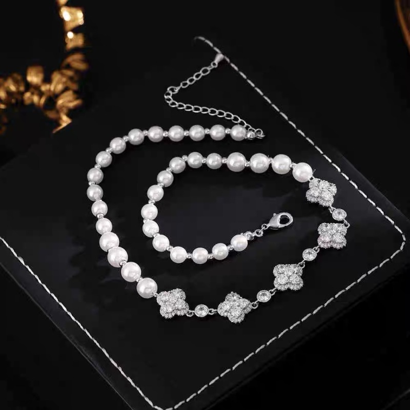 铜合金项链  精致气质珠珠项链1028