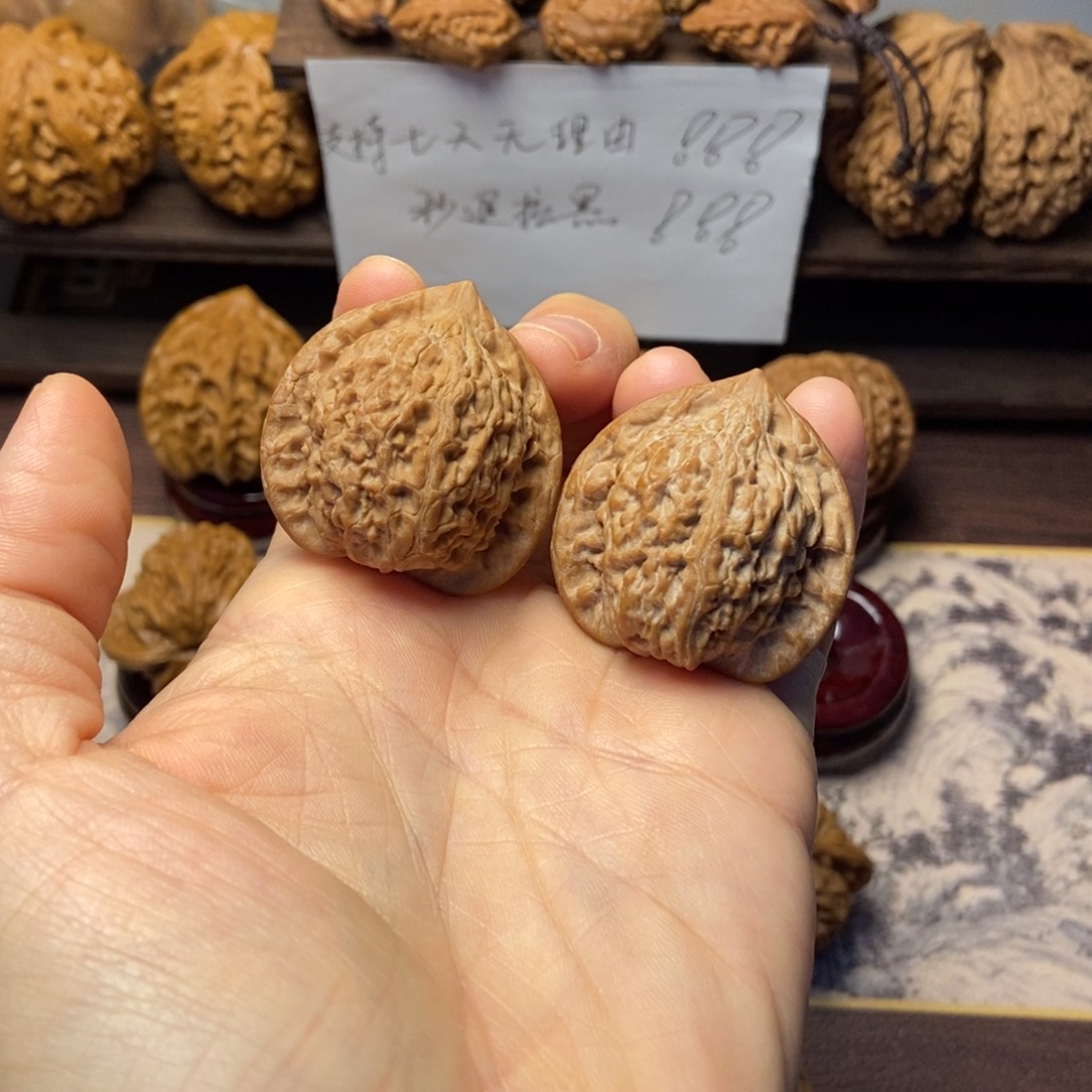 文玩核桃把件全品七步沟尺寸37