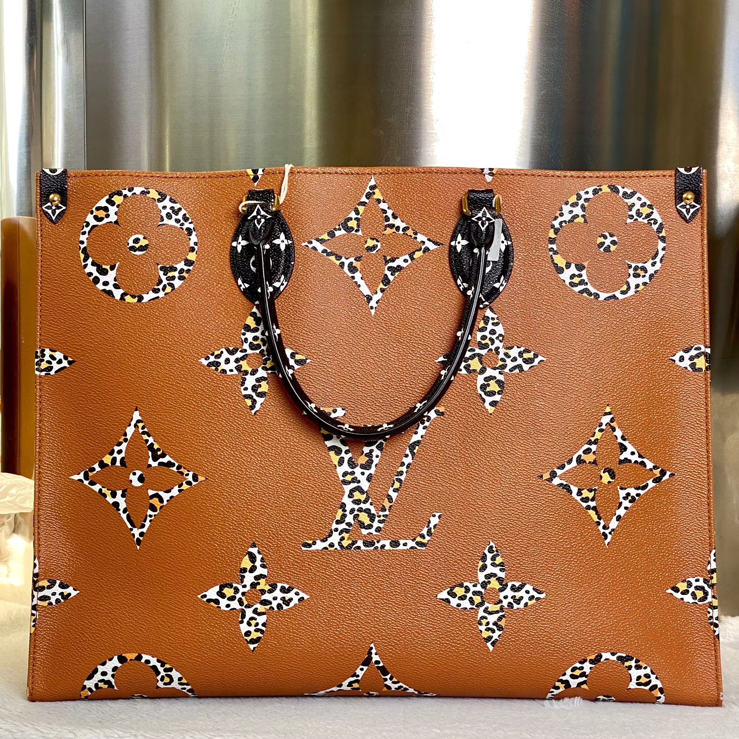 99新 LouisVuitton/路易威登 古有98新LV onthego大号手提包2258