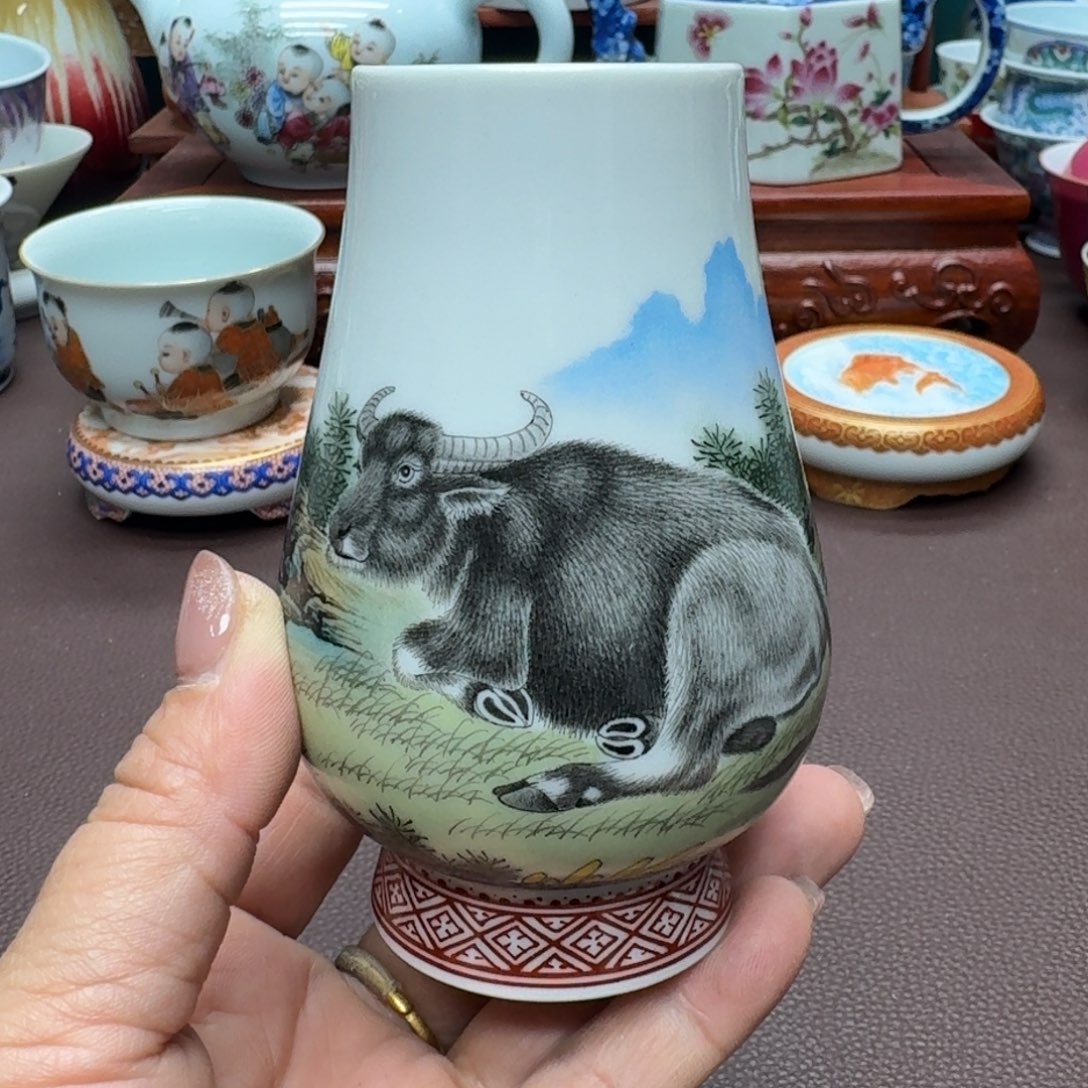 瓷片景德镇仿古手工制作艺术展示