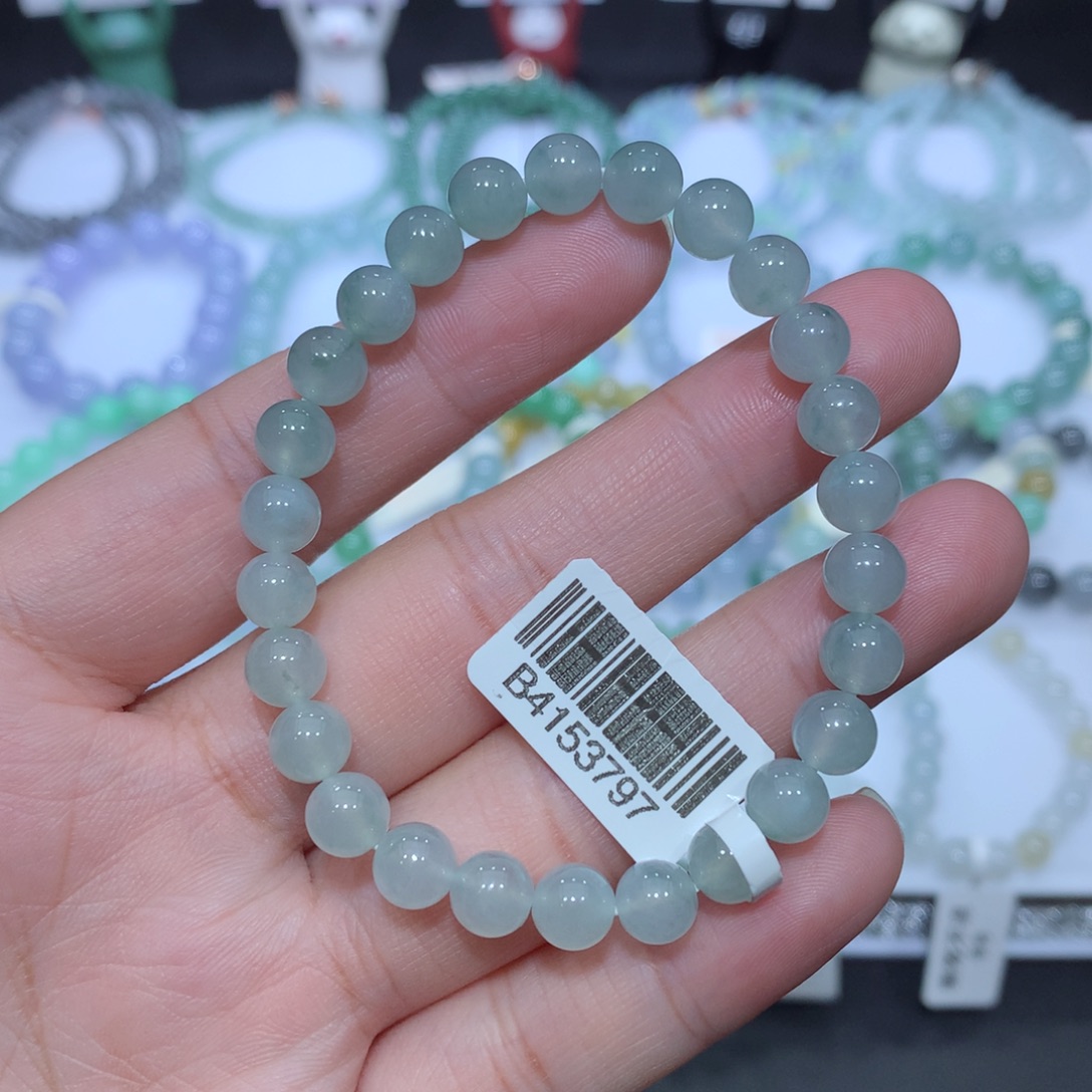 翡翠未镶嵌手串天然
