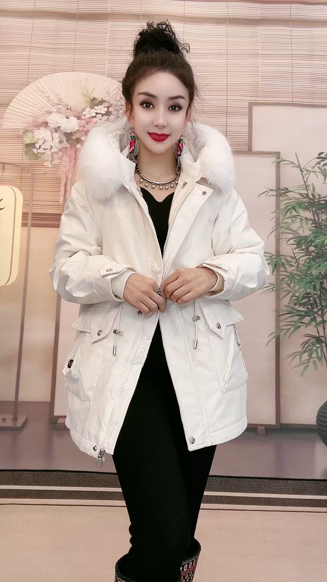 冬季新款韩版时尚休闲棉服外套529