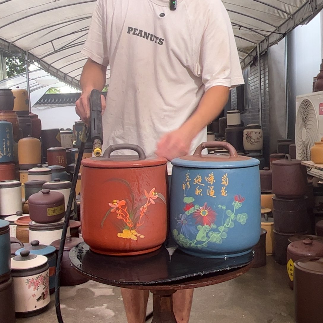 紫砂茶叶罐8 饼茶叶罐