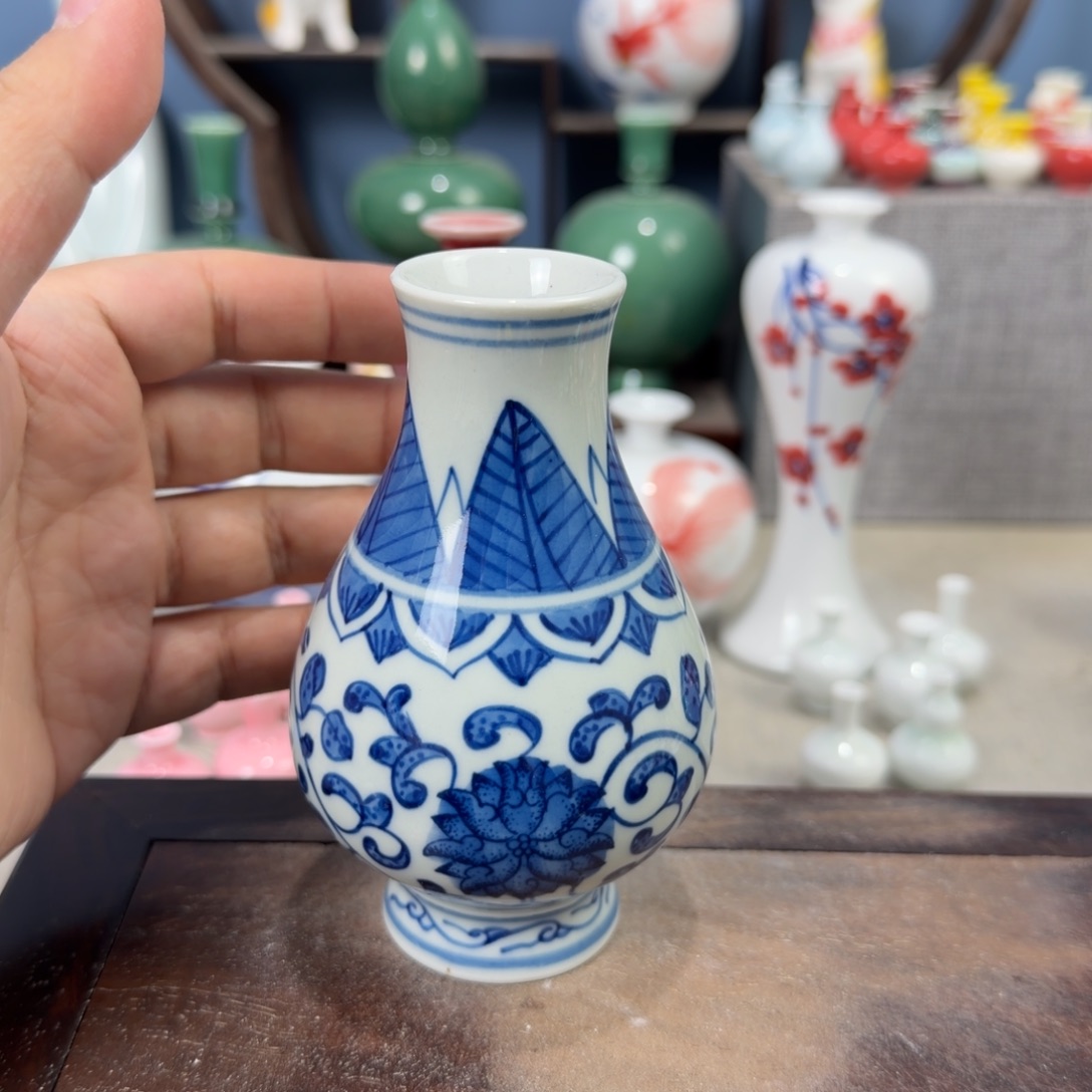 陶瓷手工小花器摆件