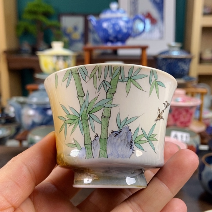 瓷片手工制作工艺精湛等特点