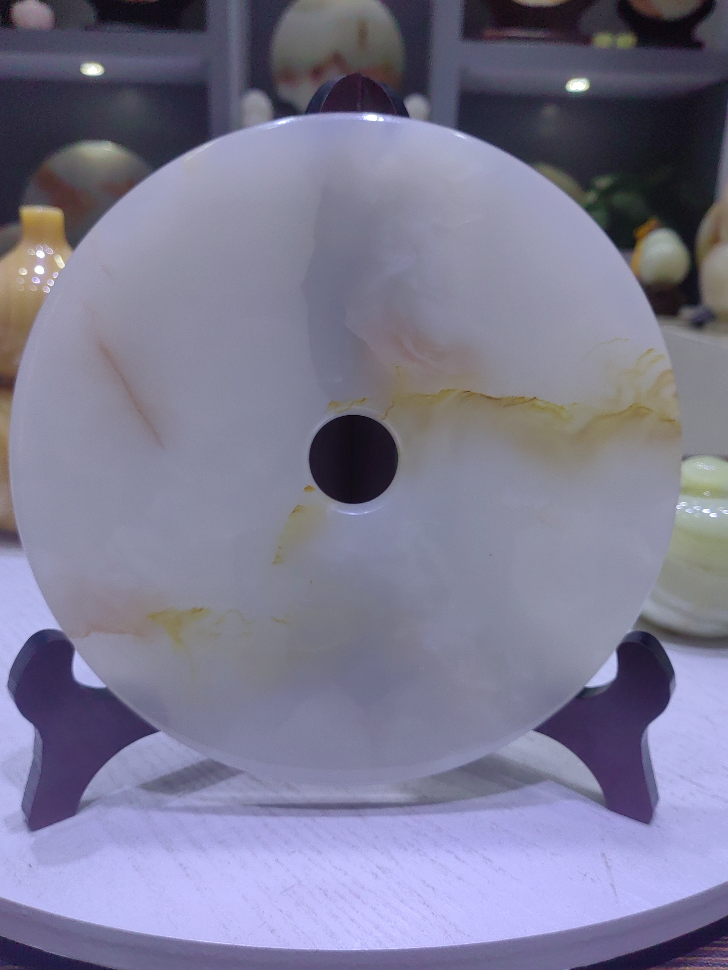 《23公分直径平安扣付米链接》家居摆件日常送礼新居乔迁