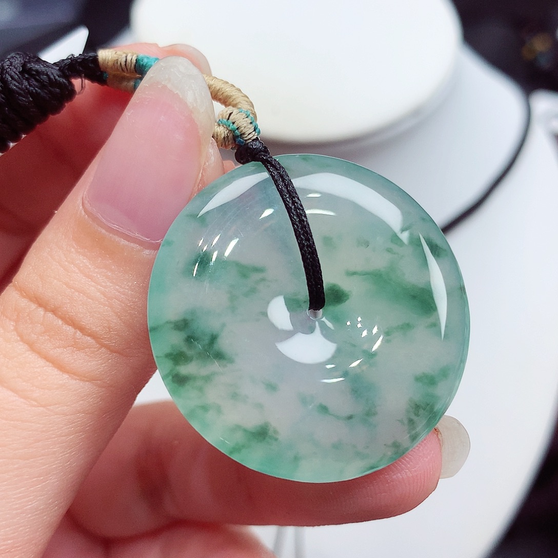 翡翠未镶嵌颈饰翡翠120，32/5.8