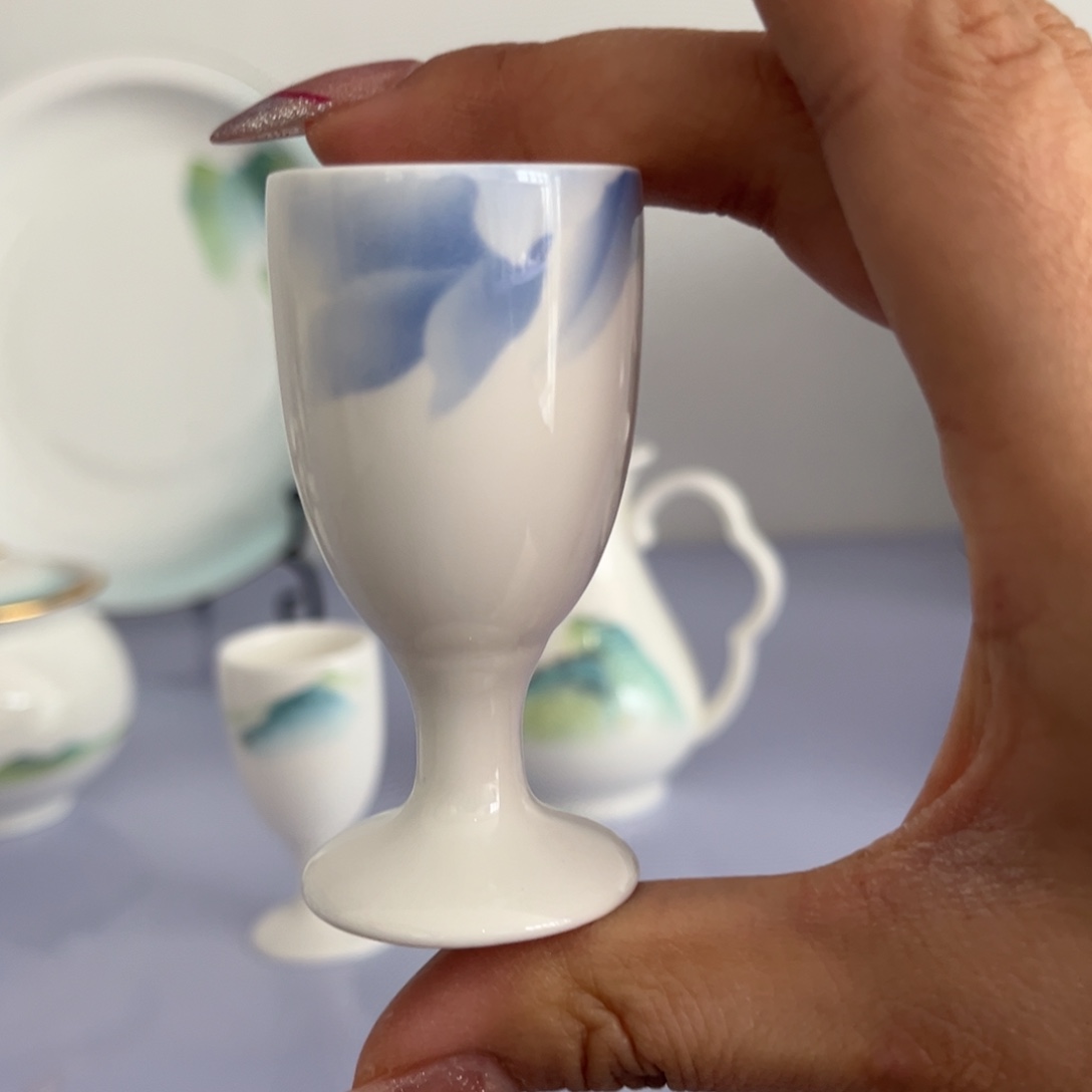 瓷片国色天香小酒杯