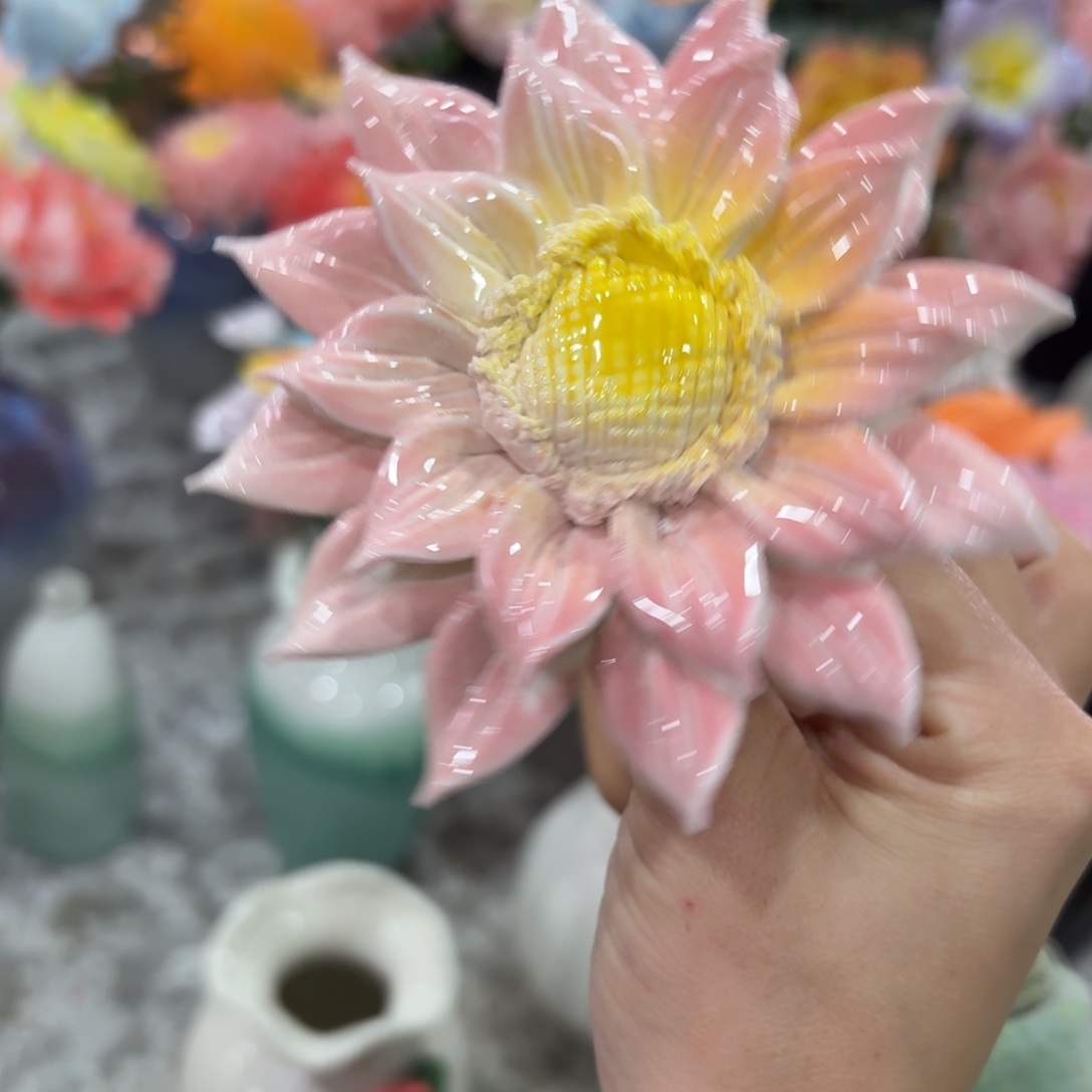 陶瓷花拍满20元发货，退款的拉黑