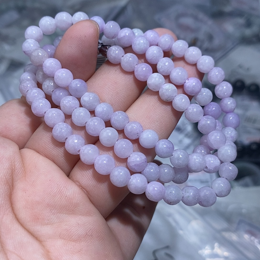 翡翠未镶嵌手链翡翠串