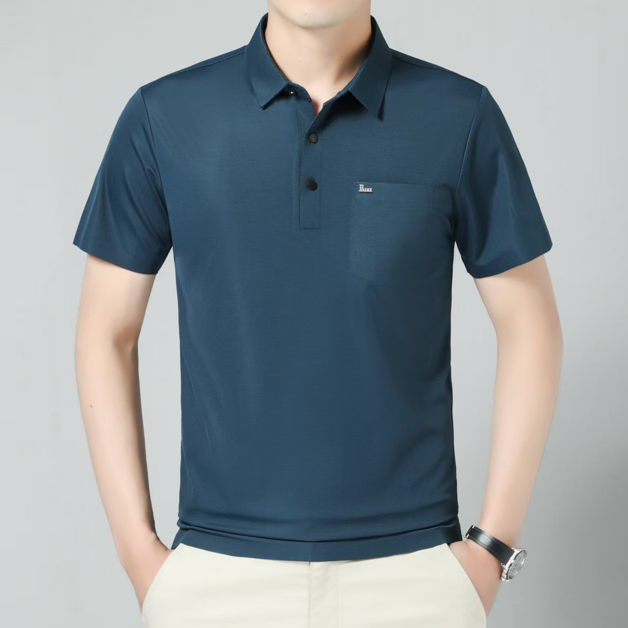 3523 新款无痕商务休闲polo衫 F30