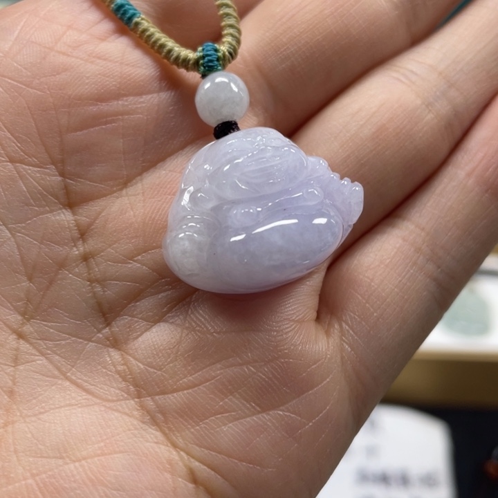 翡翠未镶嵌颈饰天然翡翠佛公38号