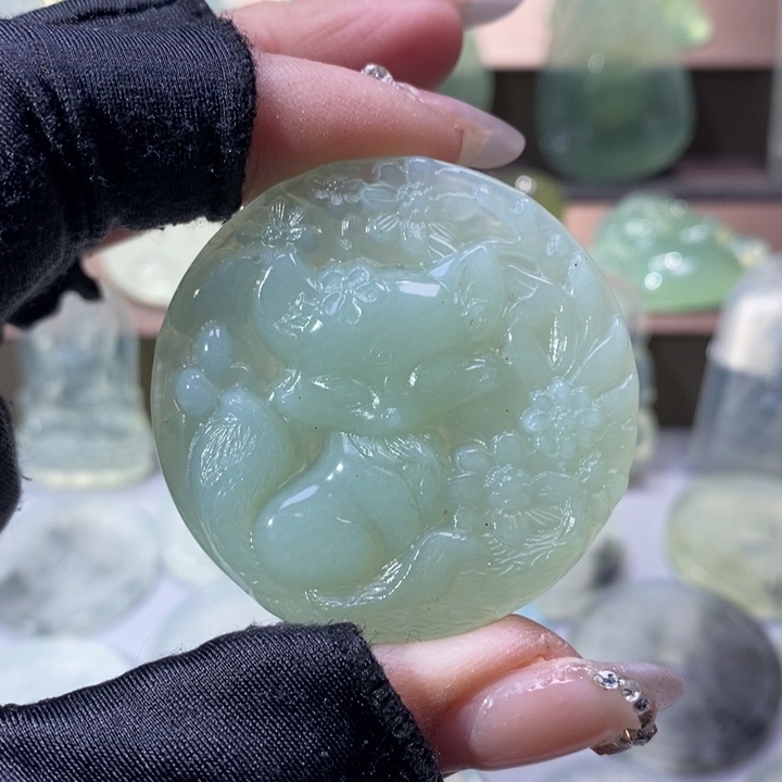 岫玉吊坠未镶嵌吊坠