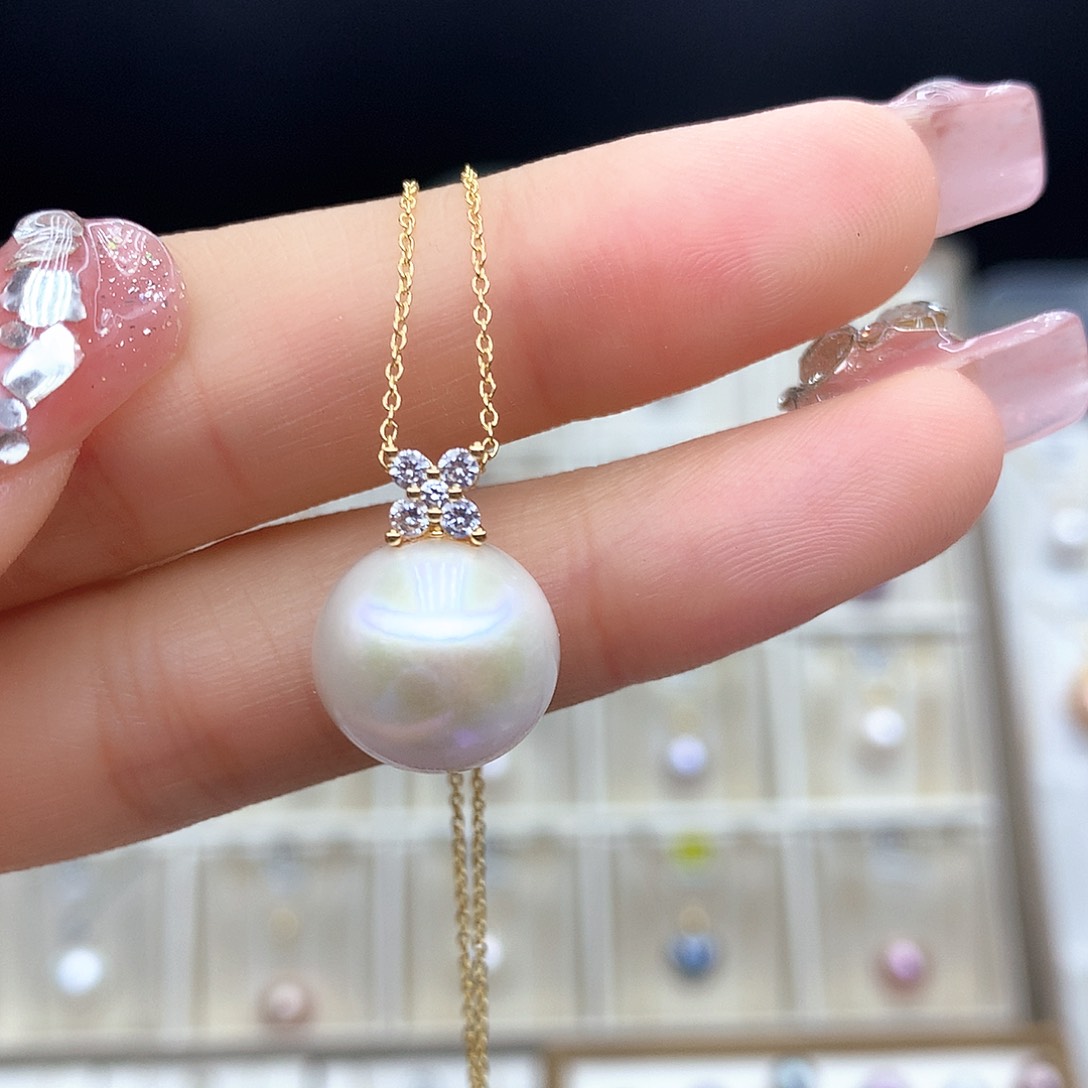 淡水珍珠颈饰合金