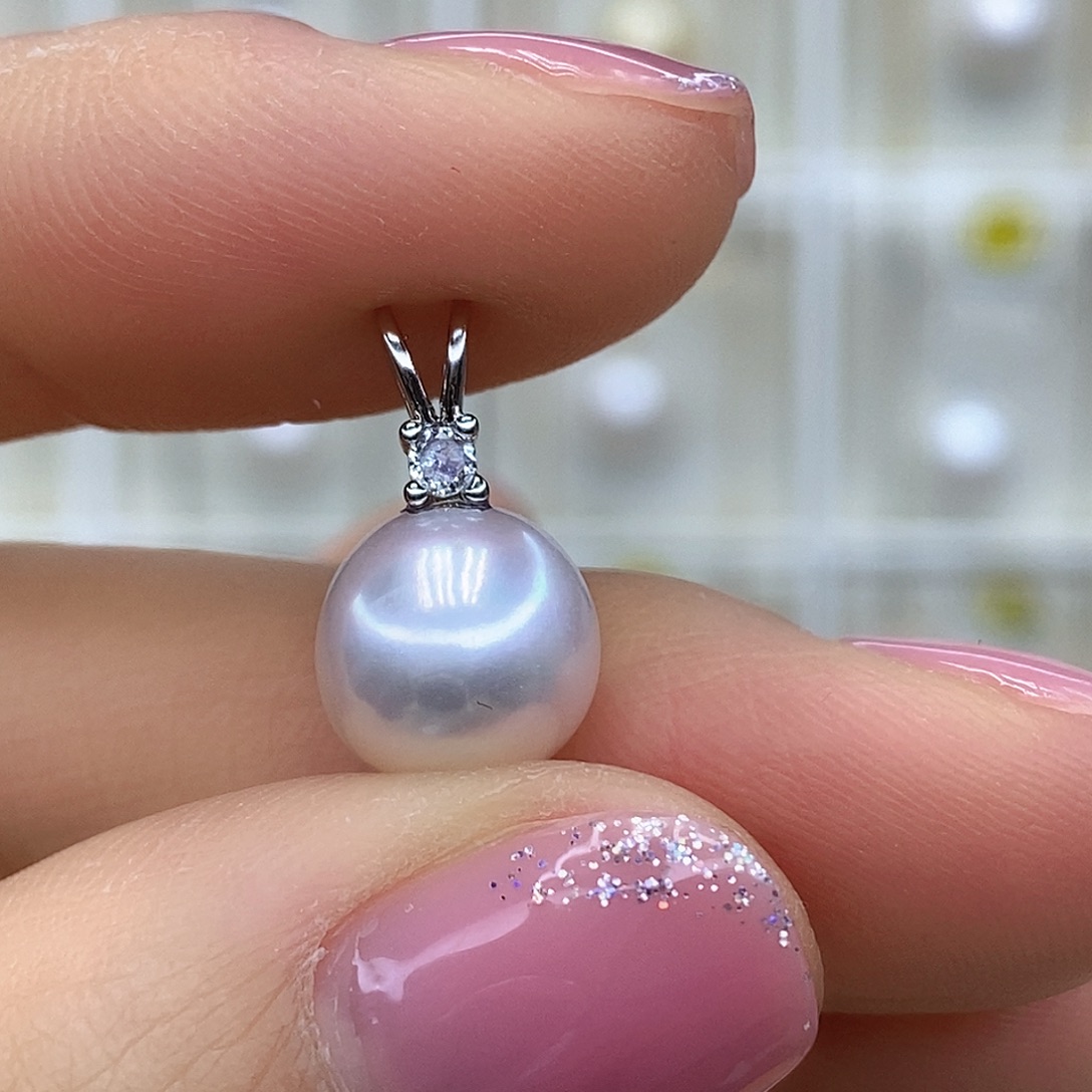 未镶嵌淡水珍珠吊坠(赠链)