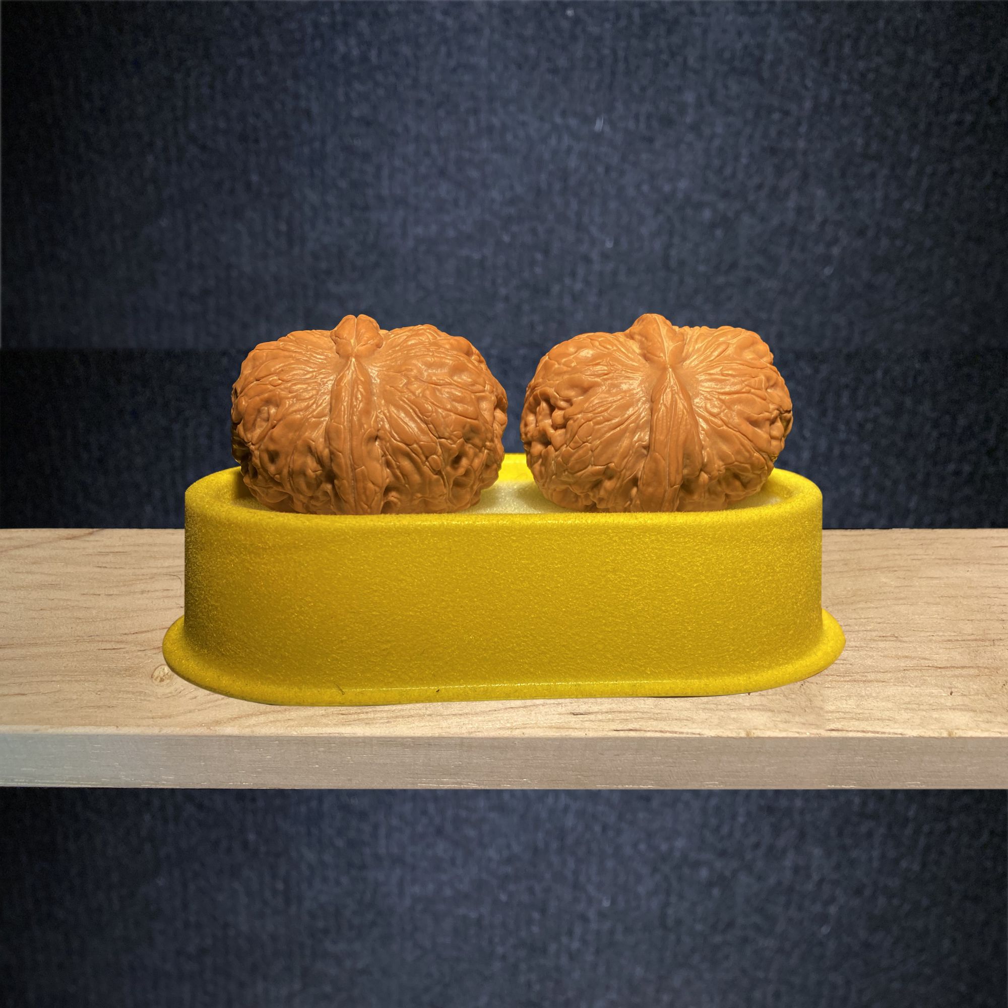 平谷元宝狮子头已打底精品文玩44尺