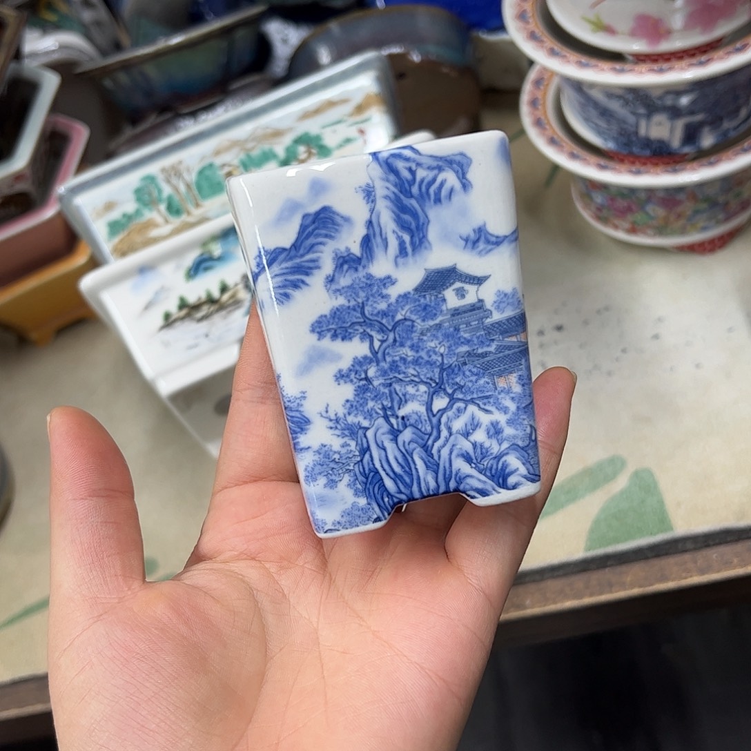 花盆紫砂597号瑕疵6/7cmm