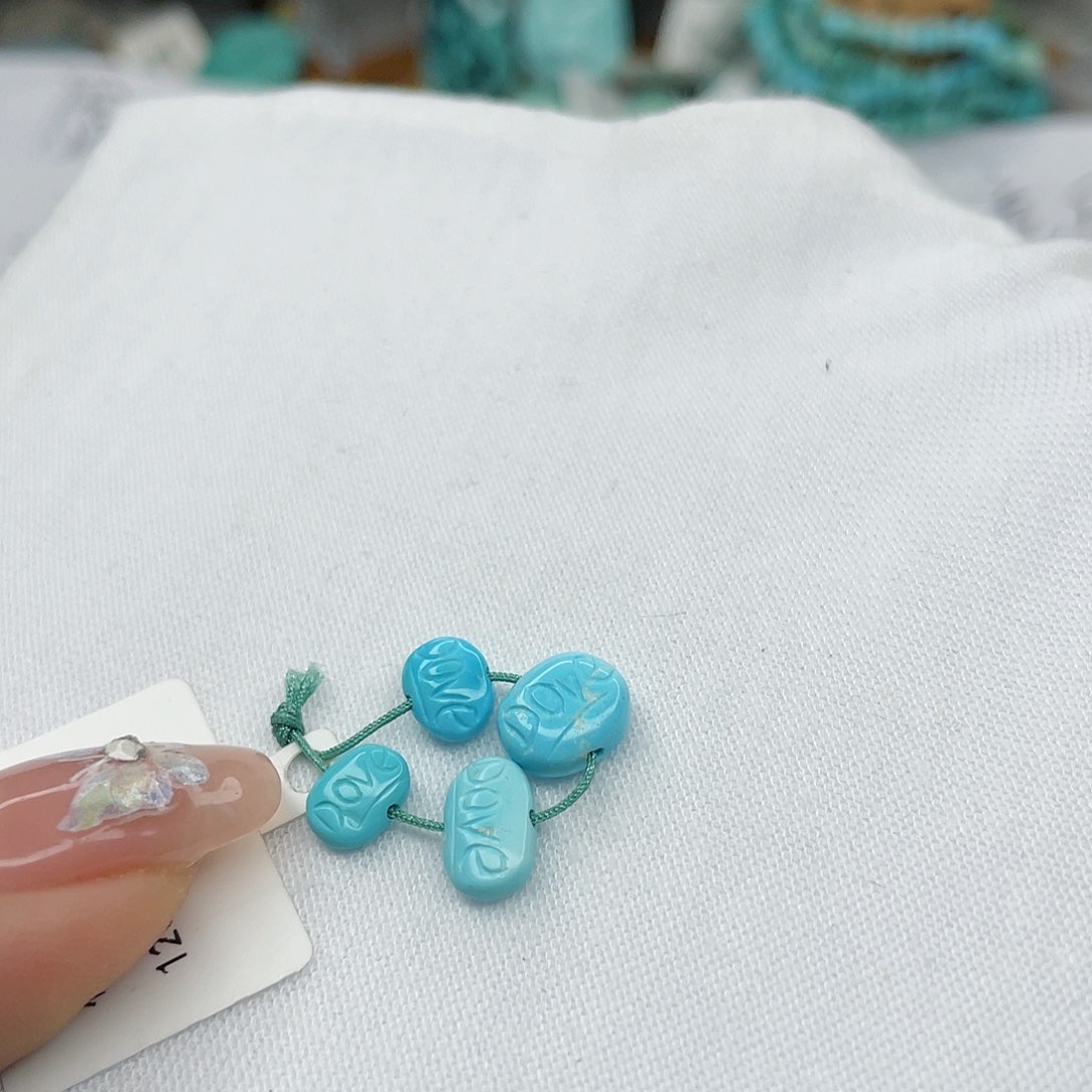 绿松石珠宝奇石未镶嵌