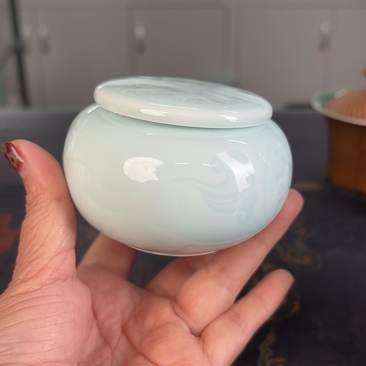 龙泉云间青瓷小米茶器