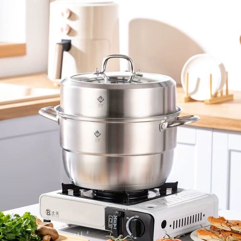 JINN家-304不锈钢大蒸锅