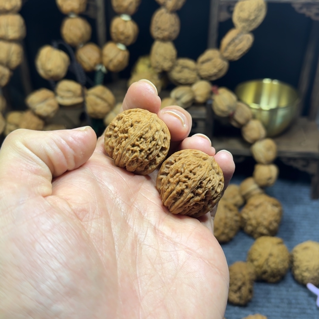 把件文玩核桃四座楼全品手捻31尺