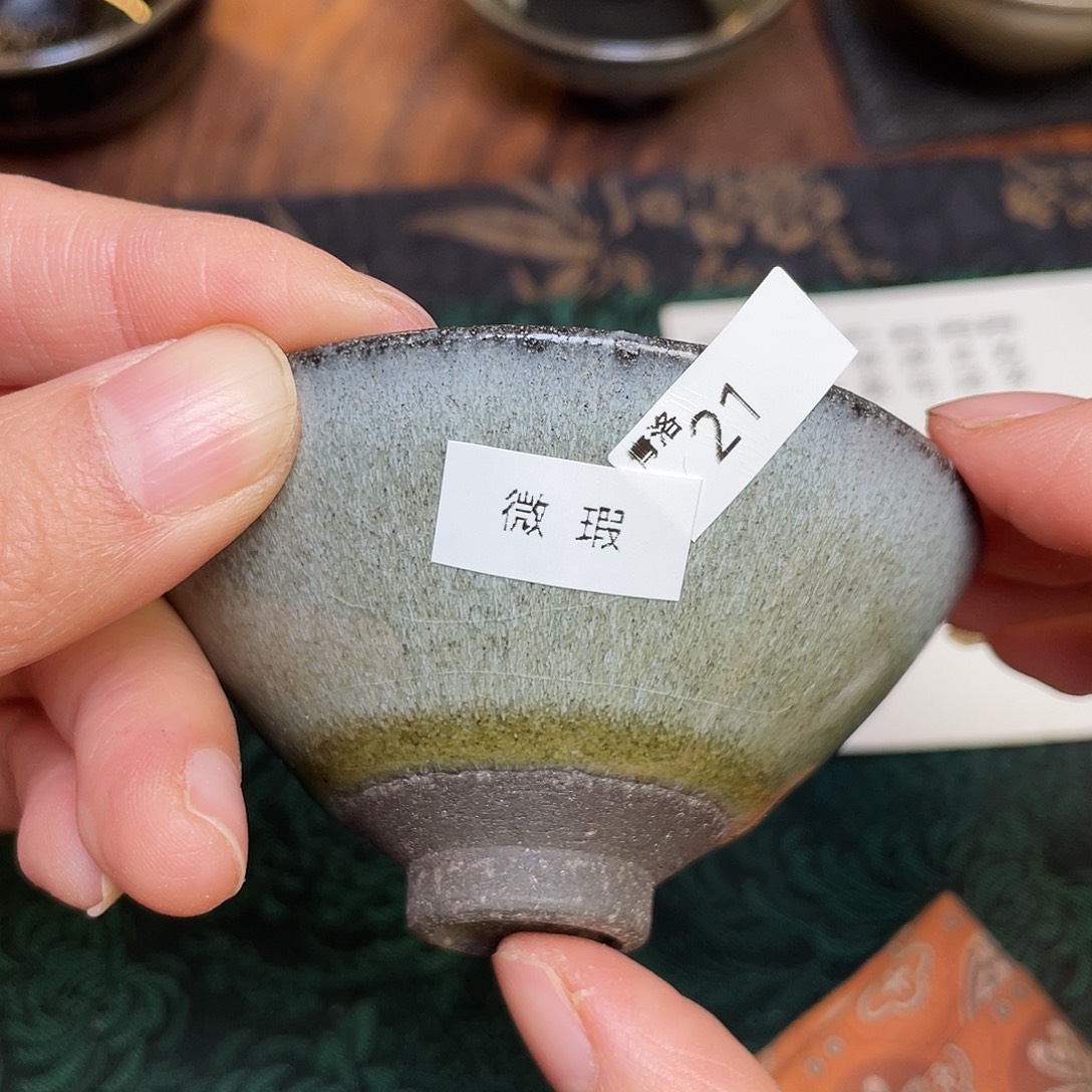 茶盏21 福临号建盏柴烧薄胎微瑕
