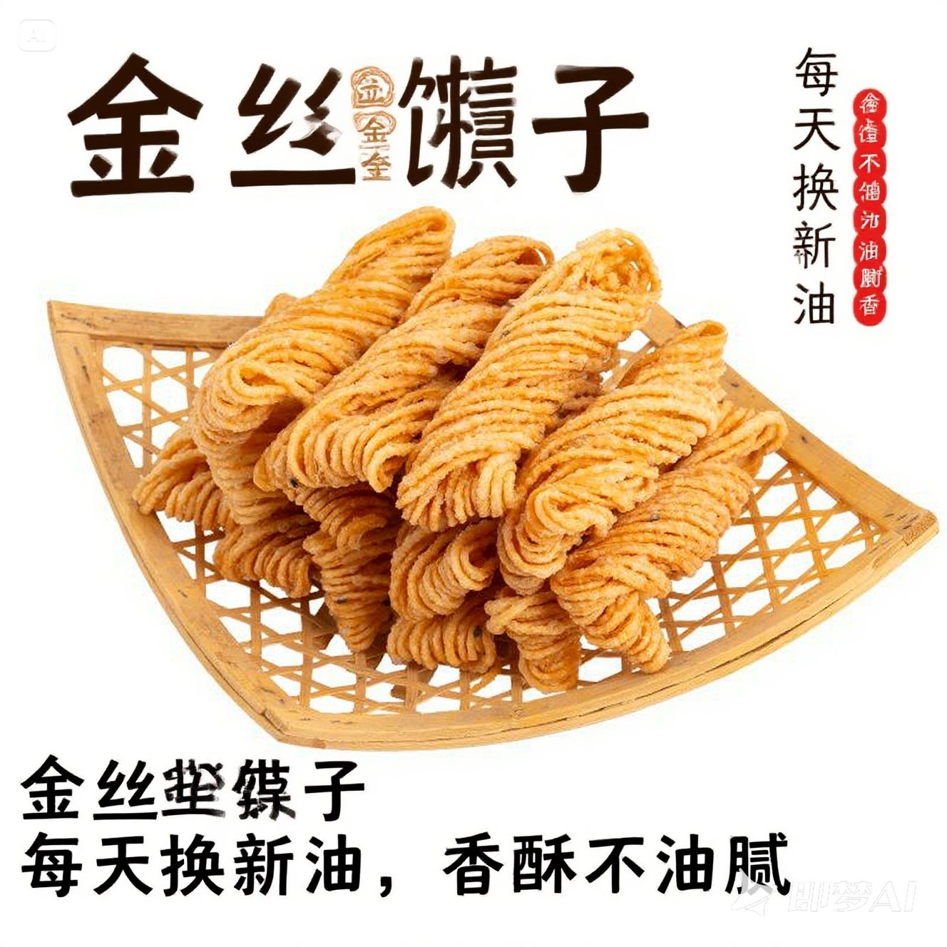 徐州特产咸香酥脆独立包装金丝馓子麻花健康解馋零食