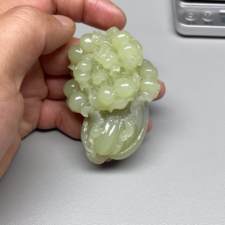 和田玉吊坠(不含链)未镶嵌田*豪