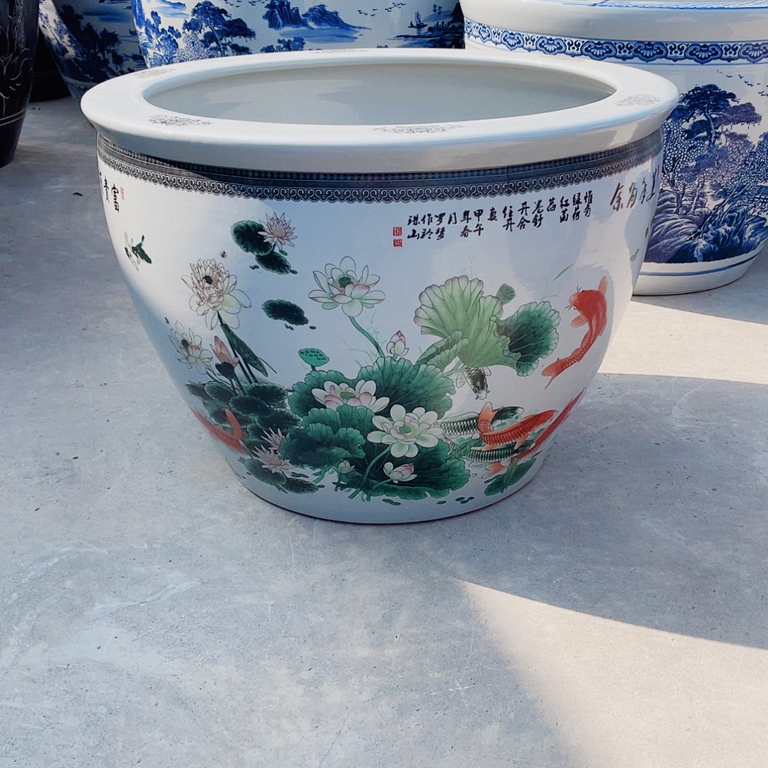 缸瓷器66高度43瓷器瓷器