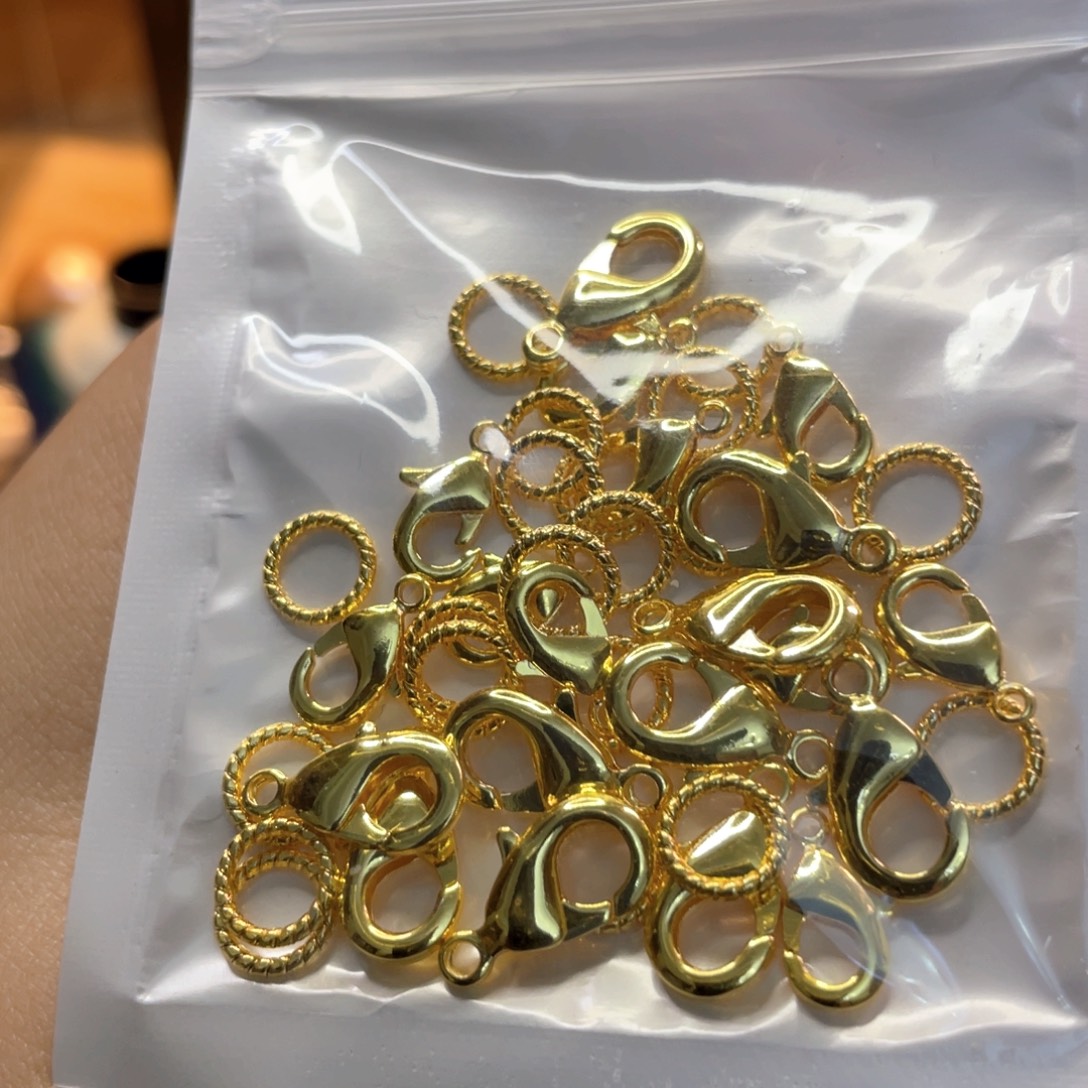 扣头龙虾扣套装一份随机数量手工配件半成品
