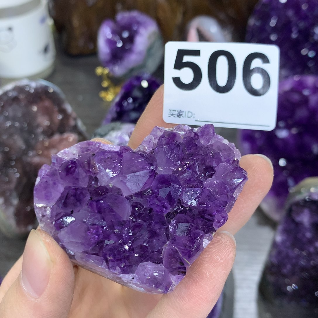 紫晶珠宝半成品未镶嵌506