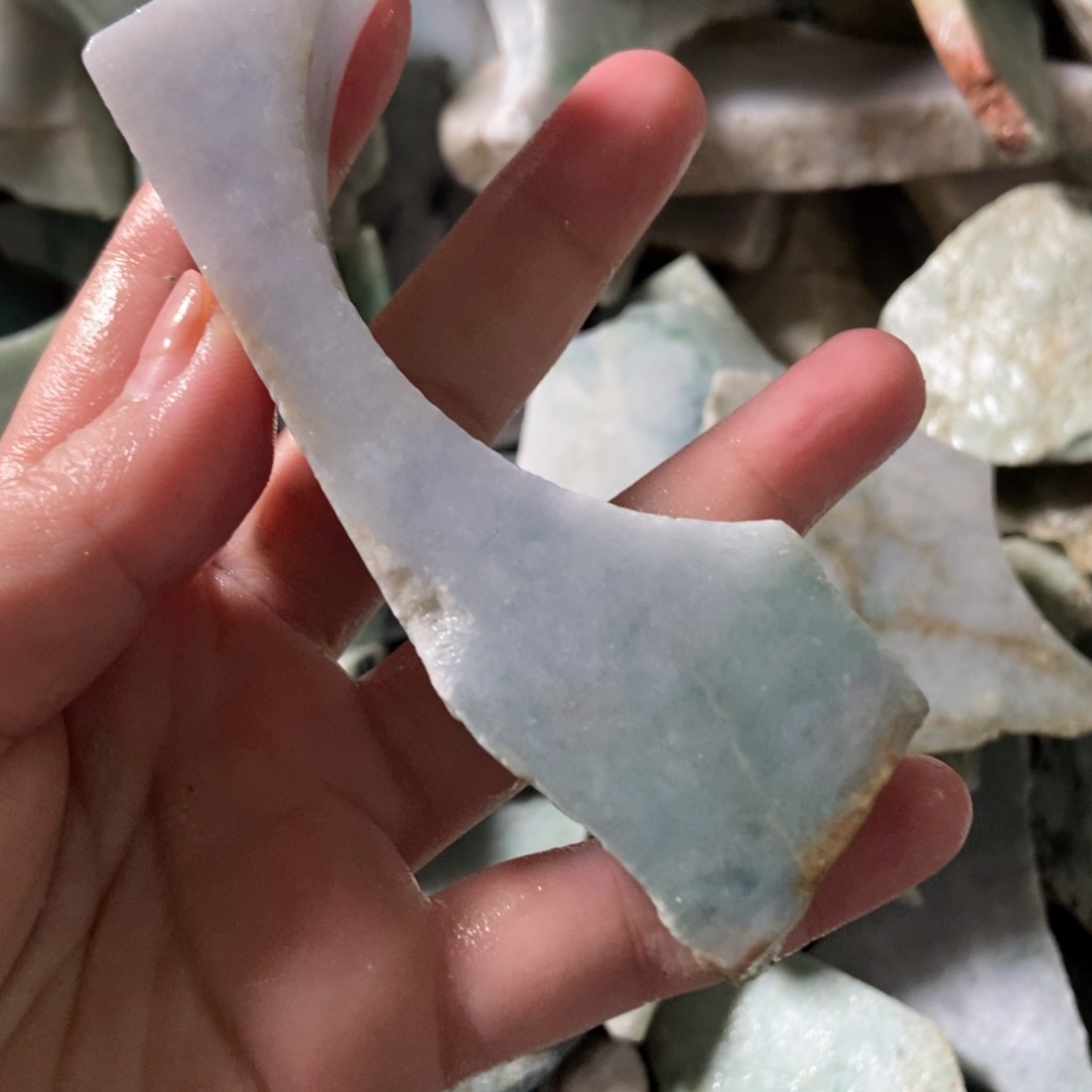 翡翠未镶嵌挂件天然翡翠