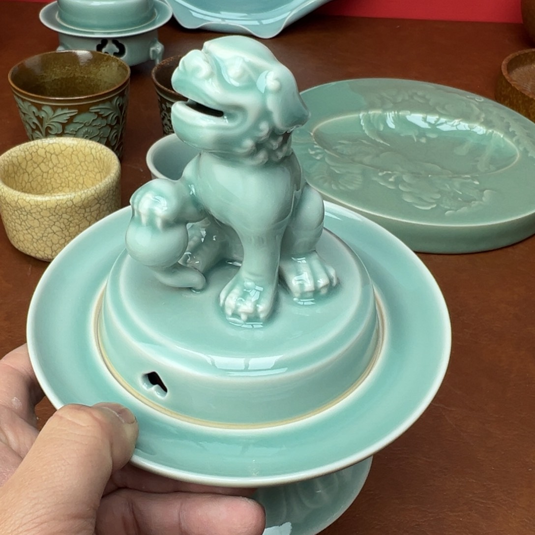 青瓷茶器青瓷茶器微瑕