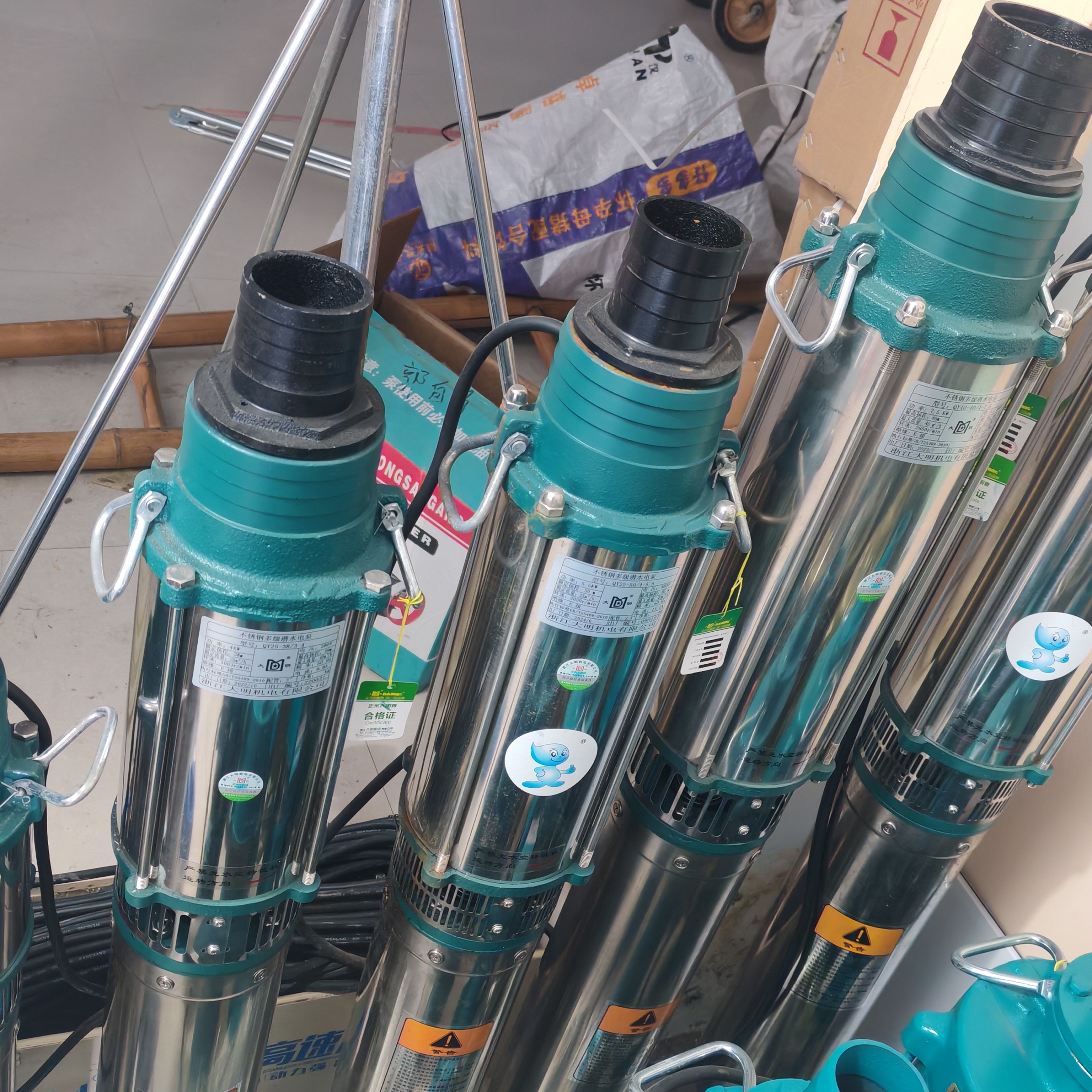 大明不锈钢多级潜水电泵大流量高扬程