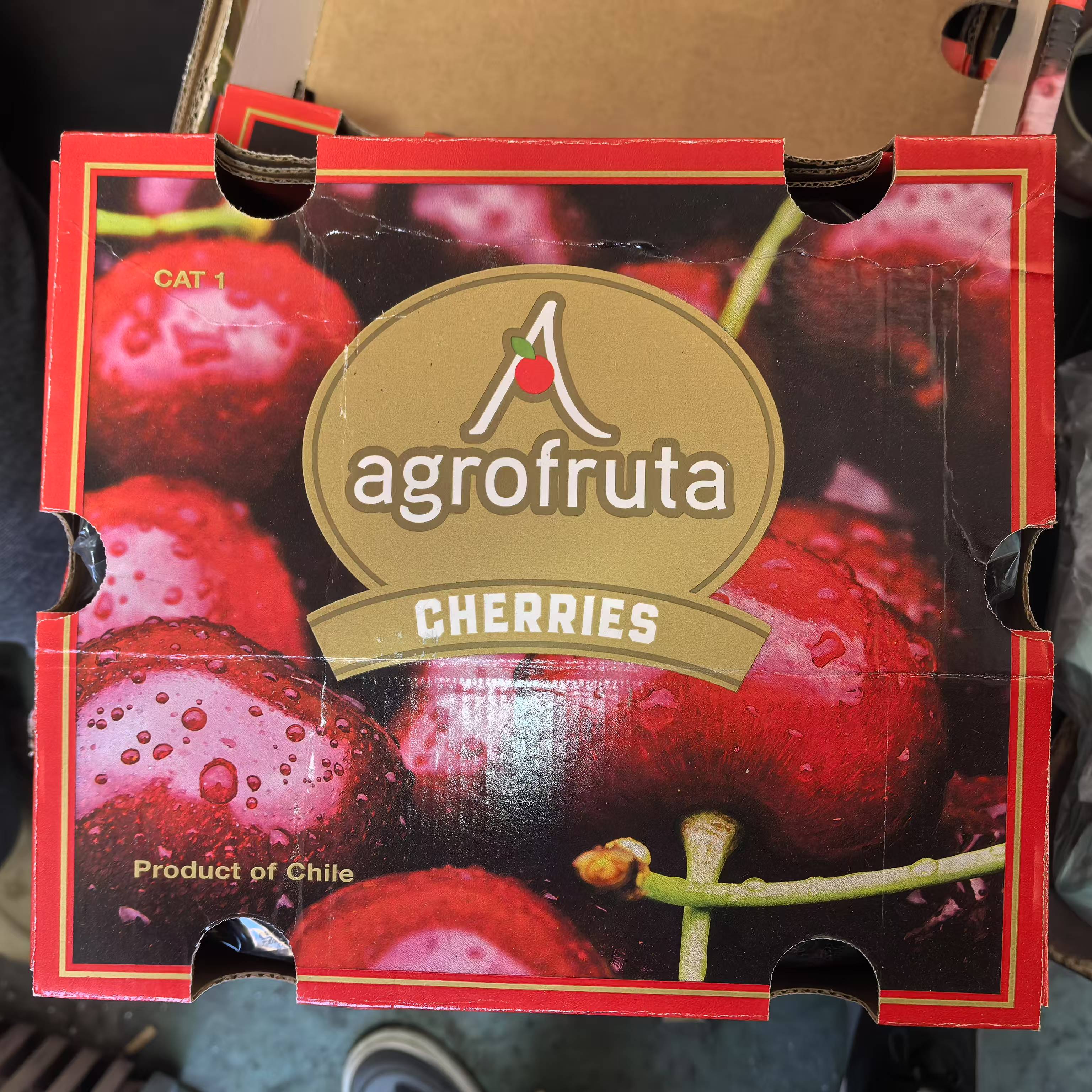 海运车厘子拉宾斯4JD5斤净重 内附果径卡