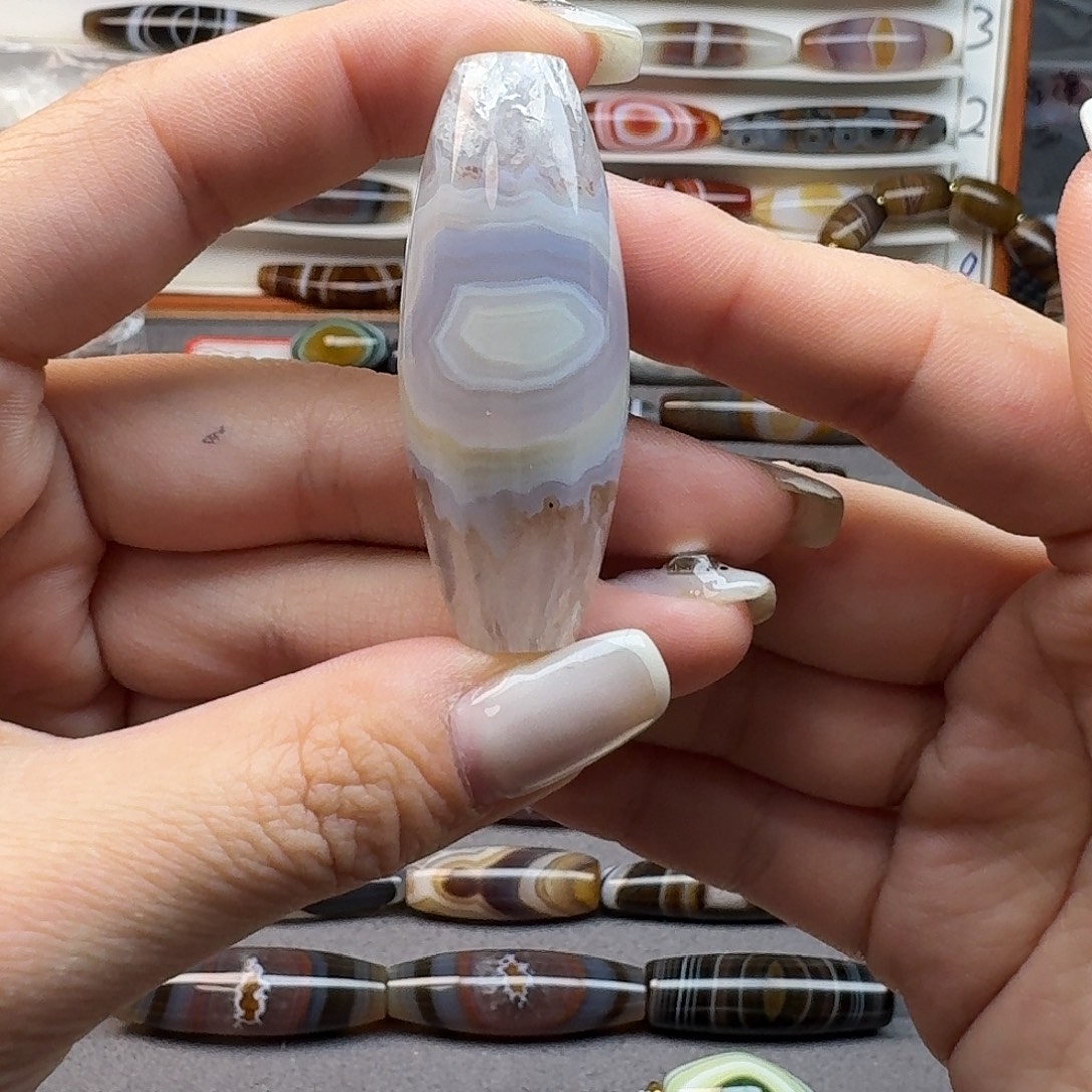 玛瑙/玉髓合金珠宝半成品