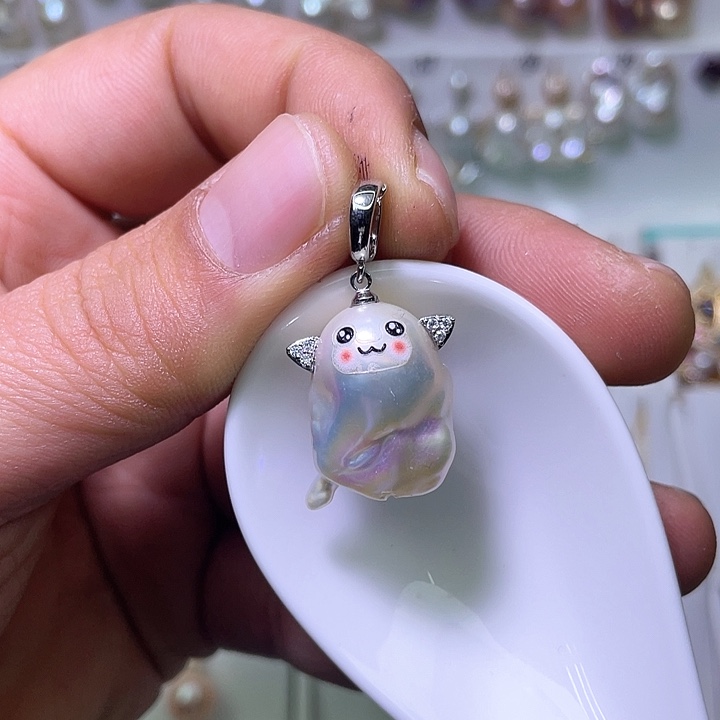 未镶嵌颈饰淡水珍珠05